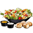 No Chicken Filet Salat (veggie)