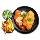 Meister-Schnitzel mit Crunchy Fries