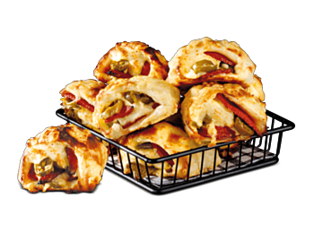 Pizzabrötchen Hot-Salami