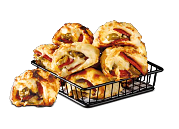 Pizzabrötchen Hot-Salami