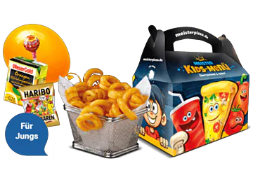 Curly Fries Kids-Menü Boys