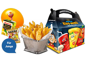 Crunchy Fries Kids-Menü Boys