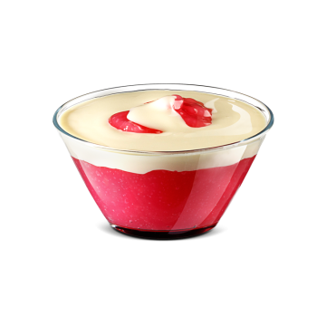 Rote Grütze mit Vanillesauce