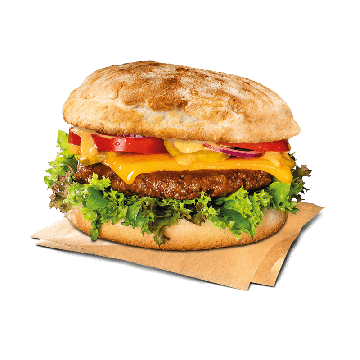 No Meat Burger Cheeseburger (veggie)
