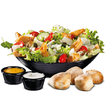 No Chicken Filet Salat (veggie)