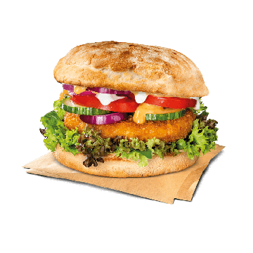 No Chicken Burger (vegan)
