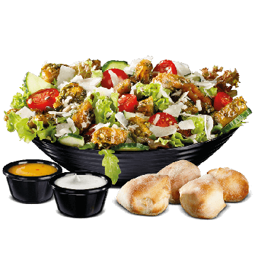No Chicken Filet Salat Pesto (veggie)