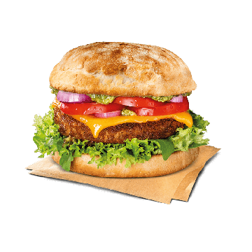 Walnut Cheddar Burger (veggie)