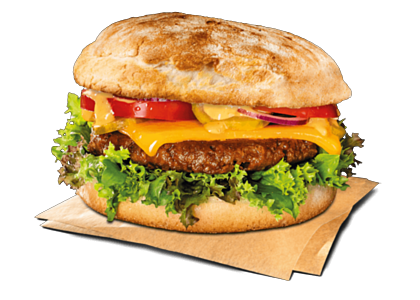 No Meat Burger Cheeseburger (veggie)