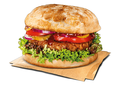 No Meat BBQ Burger (vegan)